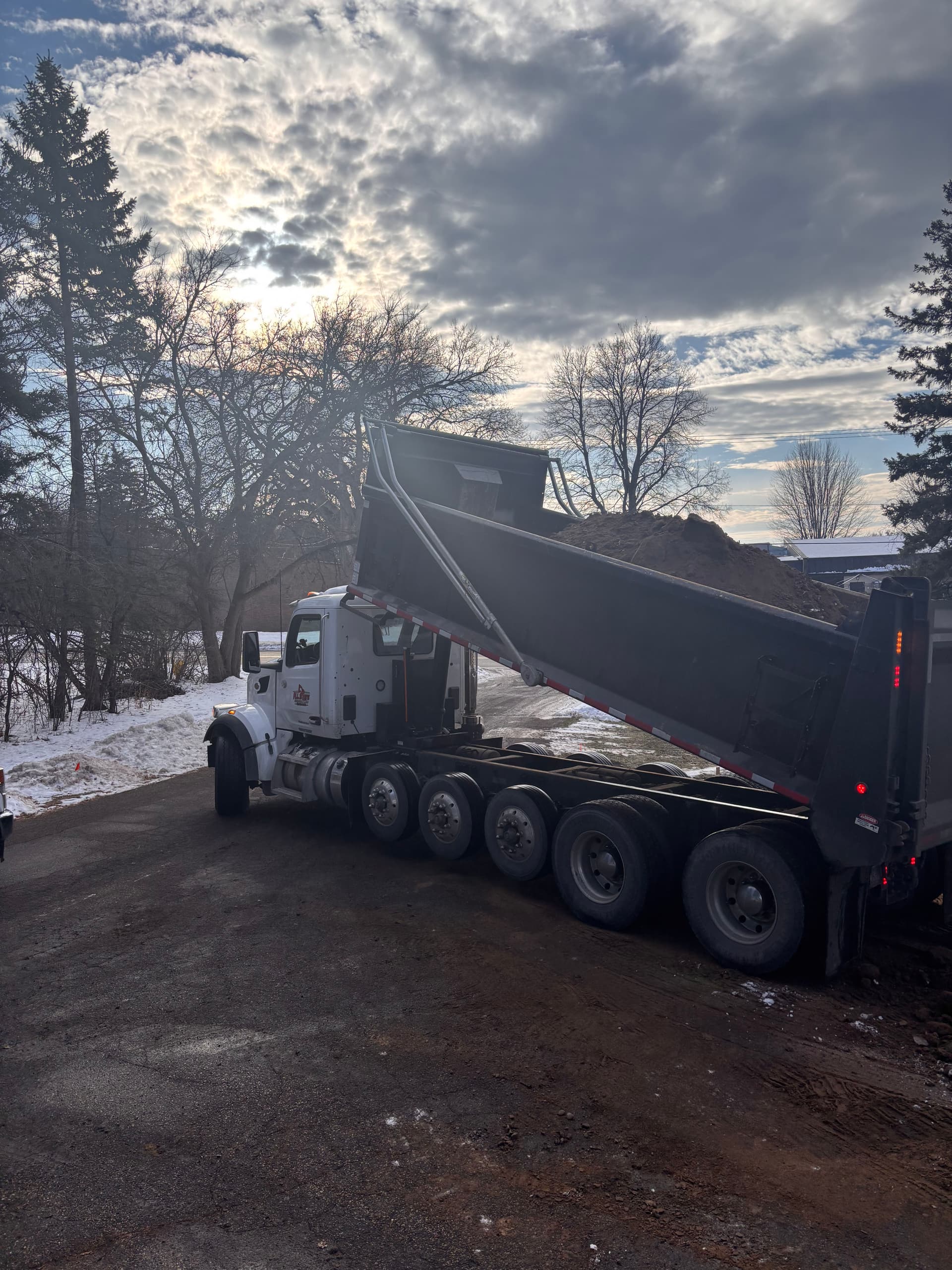 Gallery photos for Garage Pad Preparation in Plymouth – Ready for Spring Build: Image #2