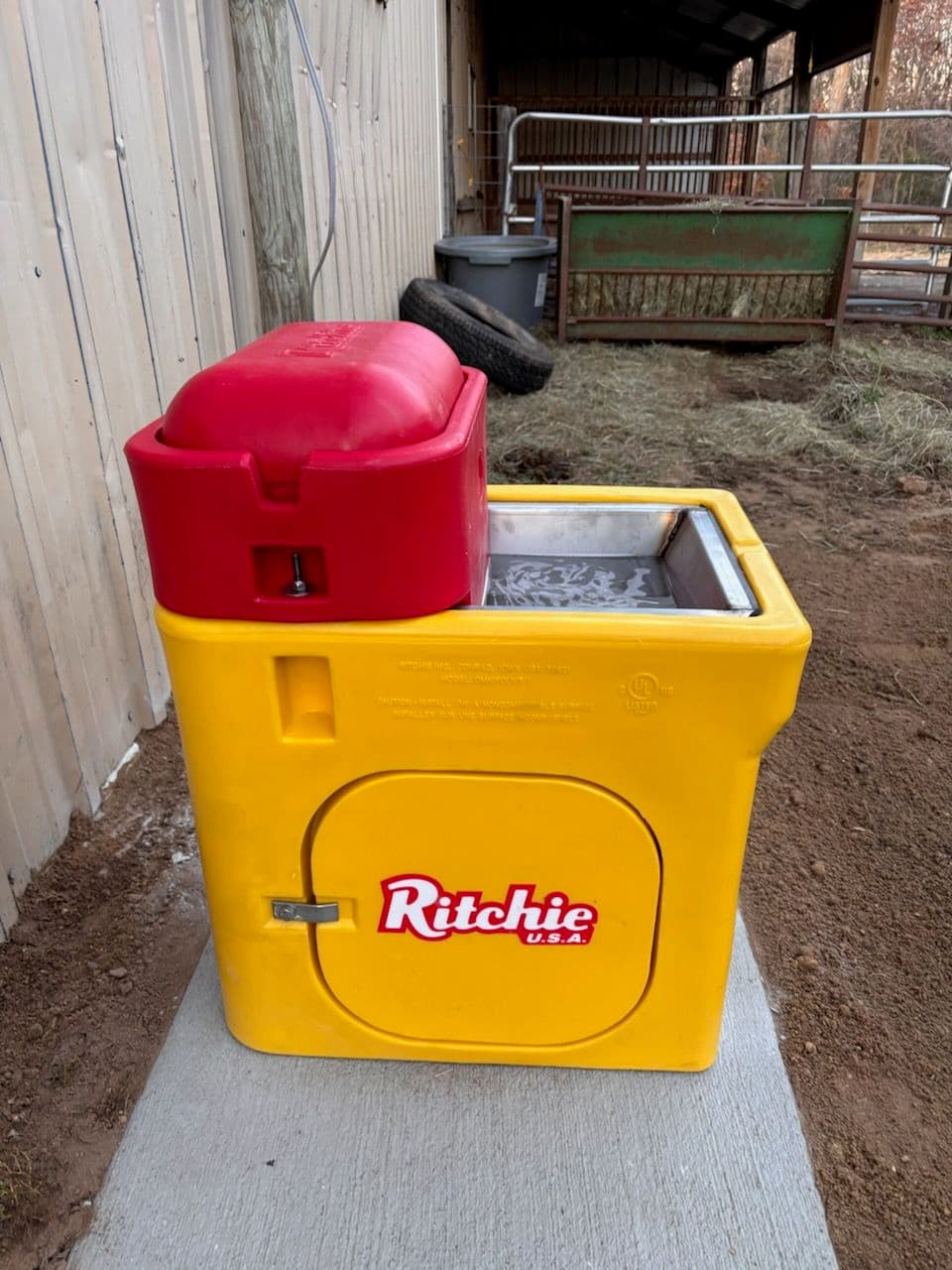 Gallery photos for New Omni 1 Ritchie Waterer Installation in Becker MN: Image #1