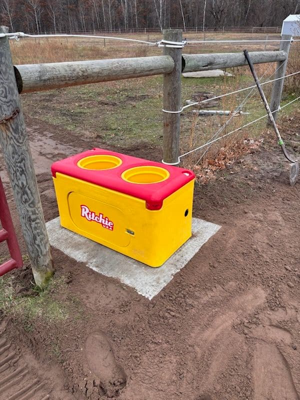 Ecofount 2 Watering Solution Installation at Spirit Horse Center in Brainerd image