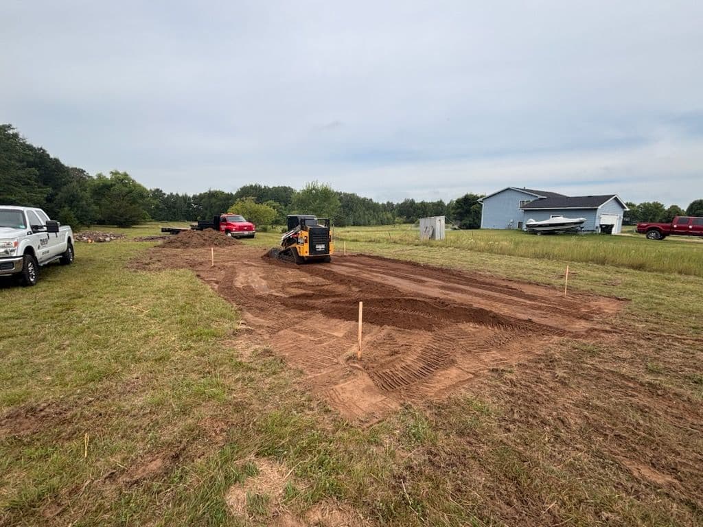 Gallery photos for Horse Barn Groundwork Completed for Future Build: Image #1