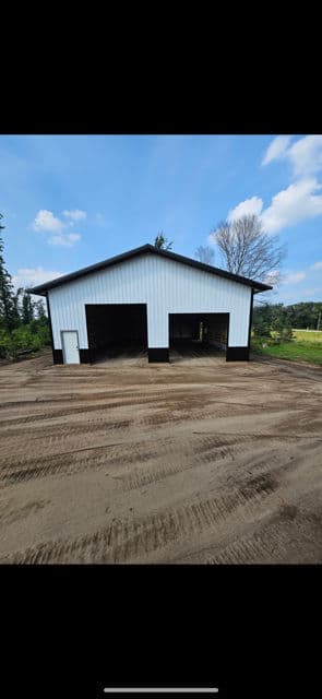 Custom Grading for New Pole Barn in Palmer MN image