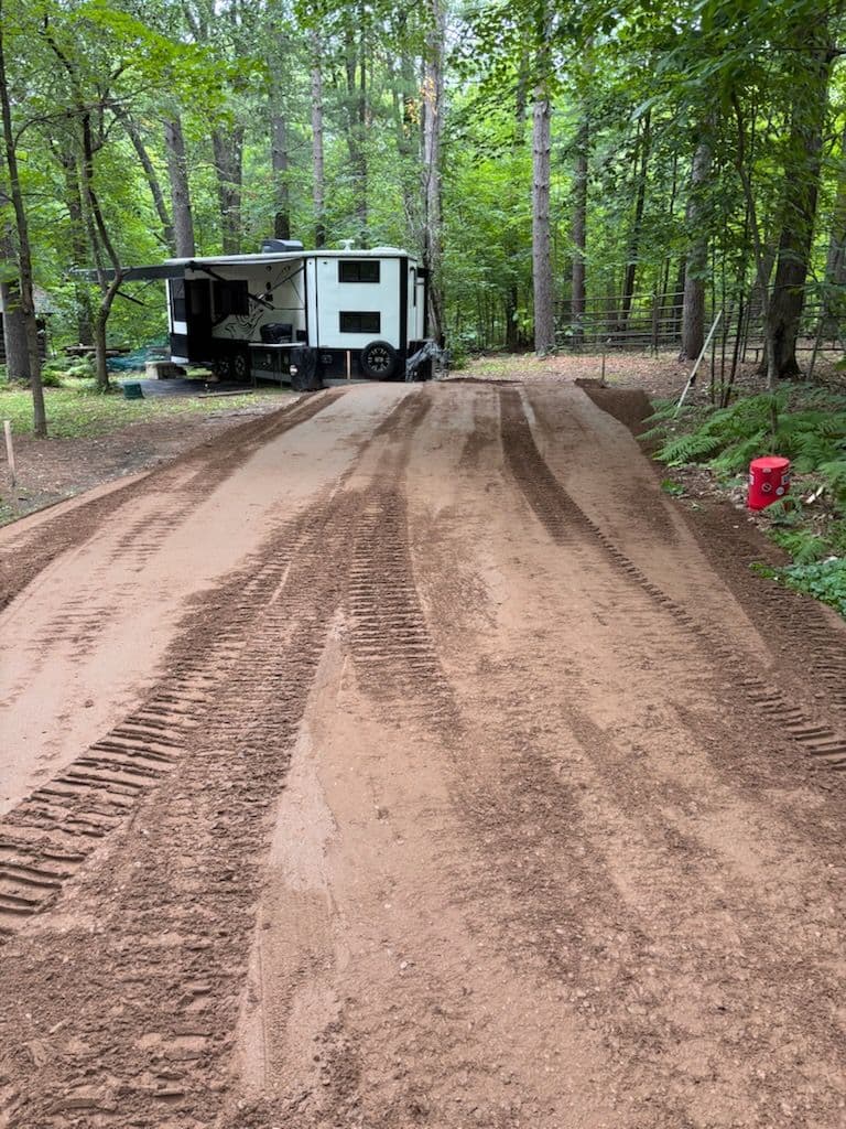 Driveway and RV Pad Upgrade in Bay Lake MN image