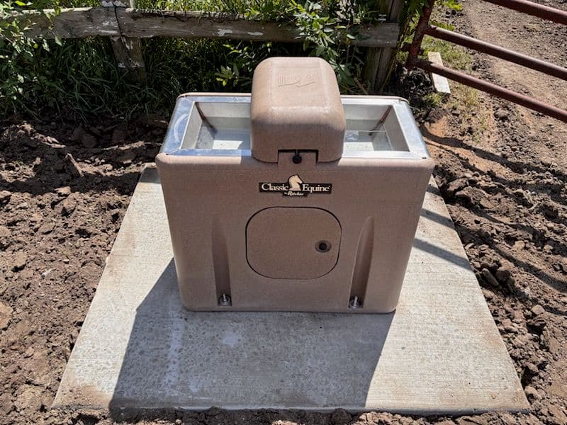 Automatic Waterers Installation at Lady Luck Ranch image